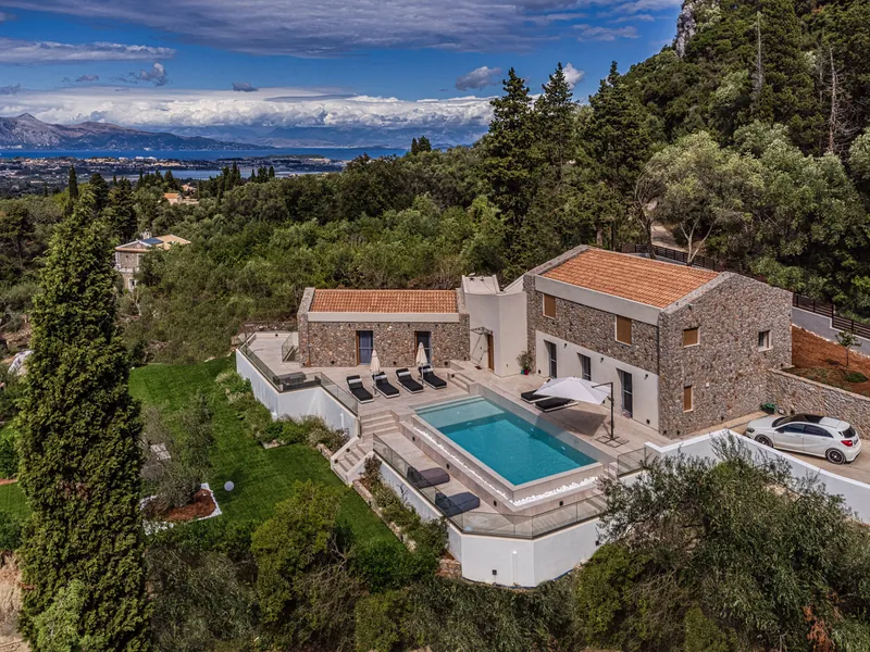 Villa “Achilleion Private Estate” & Plot with Building Permits in Gastouri (RR7491)